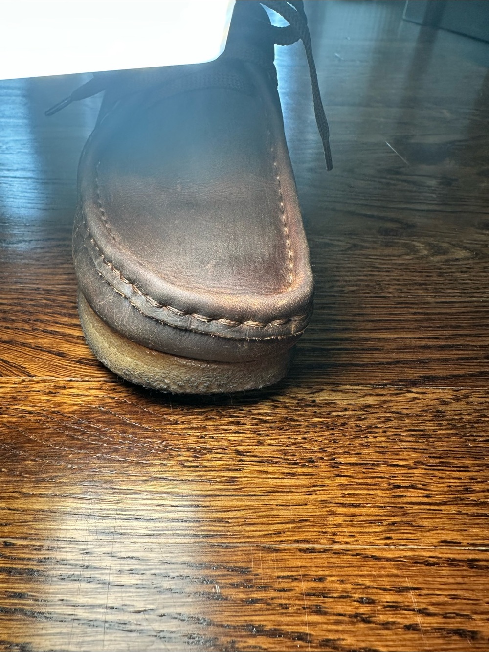 Men’s Clarks Originals Wallabee Brown Leather - Picture 8 of 12
